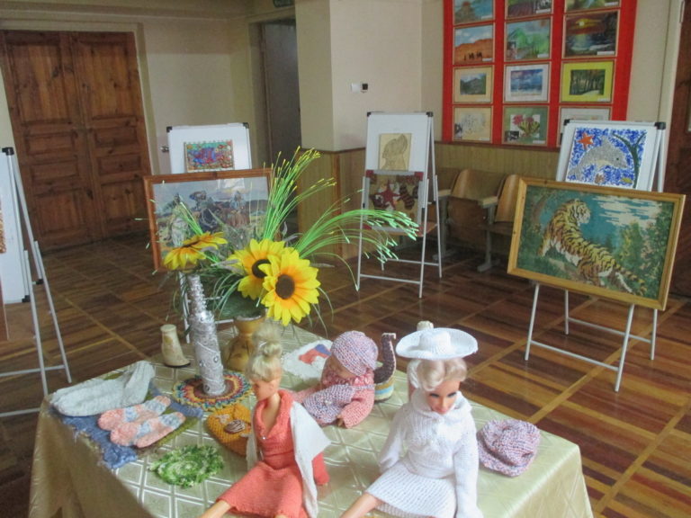Выставка творческих работ наших подопечных