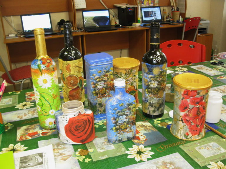 Мастер-класс по декупажу «Проба пера»