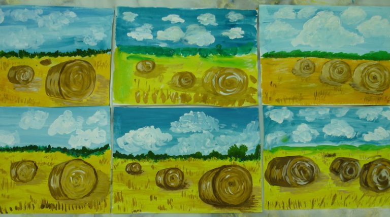 Рисование онлайн «Осенние узоры»