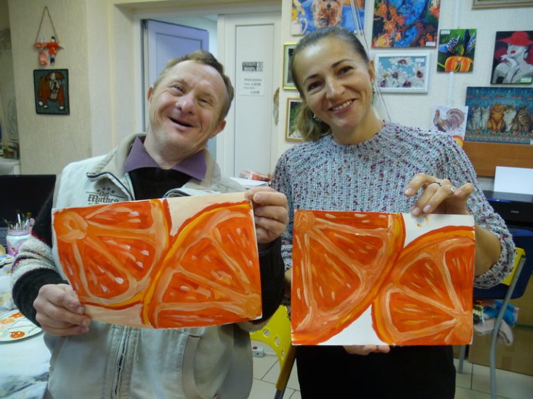 Рисуем с Любовью онлайн «Апельсиновое настроение»