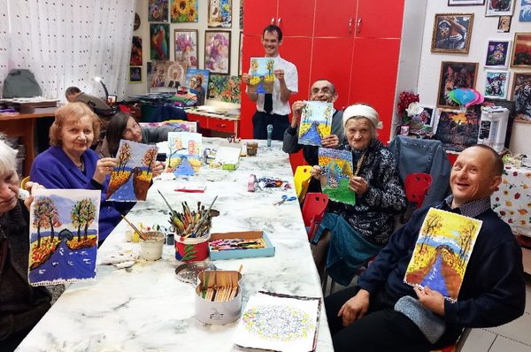 Рисуем онлайн «Нотки осени».